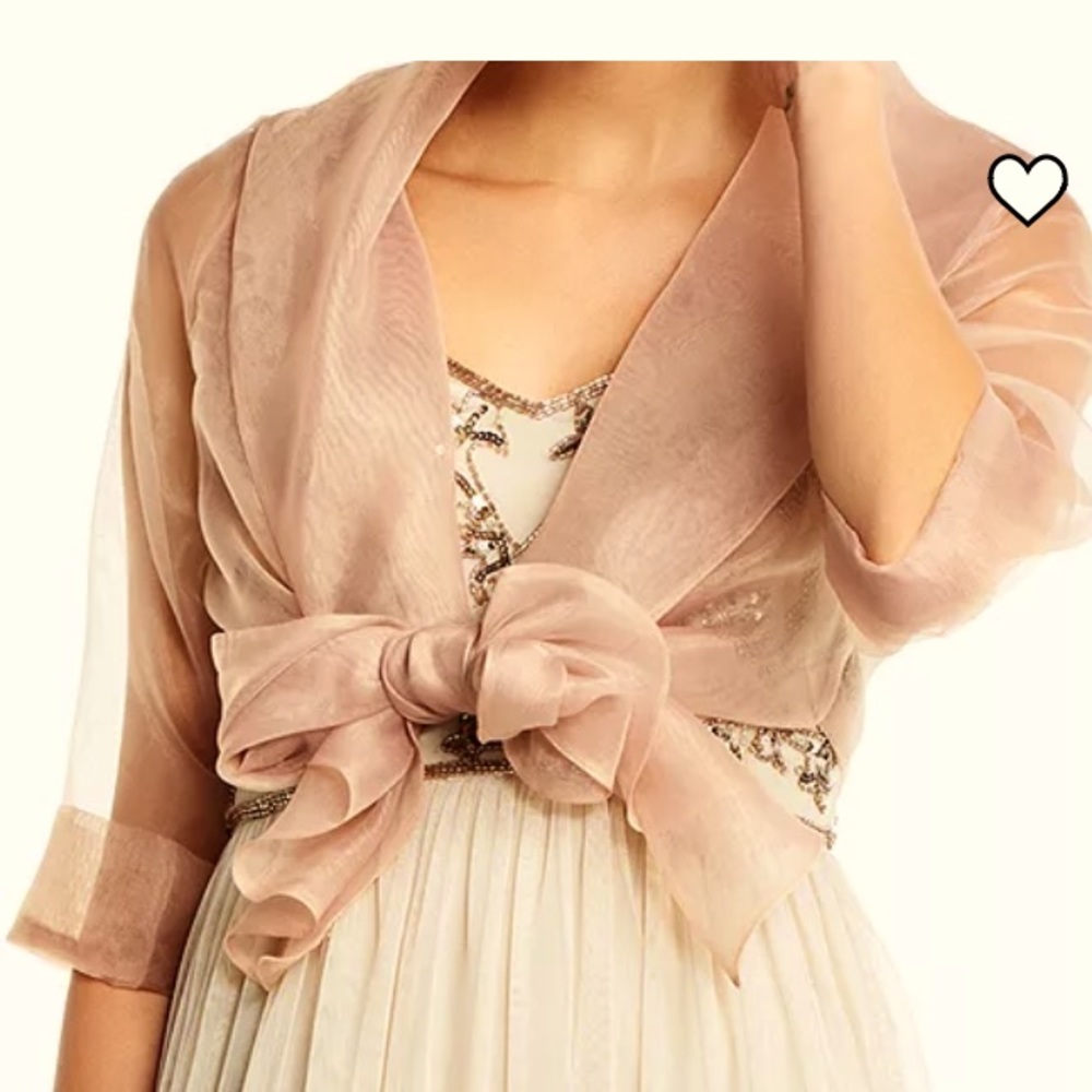 NWT - Adrianna Papell Organza Wrap